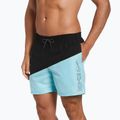 Herren Badehose Nike Block Swoosh 5" Volley blau NESSC492 4