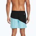 Herren Badehose Nike Block Swoosh 5" Volley blau NESSC492 5