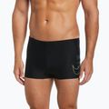 Badehose boxer Herren Nike Reflect Logo Square Leg schwarz NESSC583 5