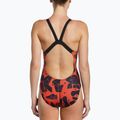 Einteiliger Damen-Badeanzug Nike Multiple Print Fastback orange NESSC050-631 7