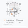 Vango F10 Helium UL 2 alpingrün 2-Personen-Campingzelt 2
