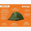 2‑Personen-Trekkingzelt Vango Exedra 200 forest green 11