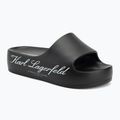 Damen Flip-Flops KARL LAGERFELD Kobo II Hotel Logo schwarz eco eva