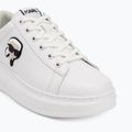 Schuhe Damen KARL LAGERFELD Kapri Nft Lo Lace white leather 7