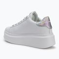 KARL LAGERFELD Damen Schuhe Anakapri Signia weißes Leder m/Silber 3