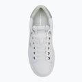 KARL LAGERFELD Damen Schuhe Anakapri Signia weißes Leder m/Silber 5