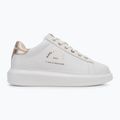 KARL LAGERFELD Damen Schuhe Kapri Maison weißes Leder m/Gold 2