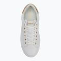 KARL LAGERFELD Damen Schuhe Kapri Maison weißes Leder m/Gold 5