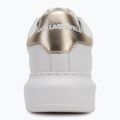 KARL LAGERFELD Damen Schuhe Kapri Maison weißes Leder m/Gold 6