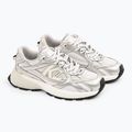 KARL LAGERFELD Damen Schuhe Orion Sidetrim weißes Leder/Textil m/Silber 2