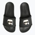 KARL LAGERFELD Damen Flip-Flops Kondo 2.0 NFT schwarz Gummi 4