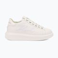 KARL LAGERFELD Damen Kapri Cornelly Signia Stitch weiß Leder/Mono Schuhe
