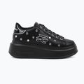 KARL LAGERFELD Damenschuhe Anakapri Autograph Studs schwarz Leder m/Silber