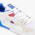 Lacoste Herrenschuhe 47SMA0095 weiß / rot / blau 6