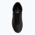 Damen-Schuhe Lacoste Court Ace Leather black/gold 5