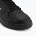 Damen-Schuhe Lacoste Court Ace Leather black/gold 7