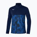 Herren Mizuno Paris Athlete Hybrid Warm Up Jacke navy blau