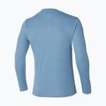 Herren Laufshirt Mizuno Dryaeroflow Half Zip parisian blau 2