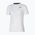 Herren-Tennisshirt Mizuno Mugen Shadow Graphic Tee weiß