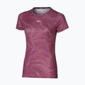 Damen Laufshirt Mizuno Impulse Core Graphic Tee violett quartz