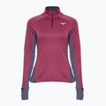 Damen Laufsweatshirt Mizuno Warmalite Half Zip violett quartz