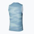 Herren Laufshirt Mizuno Core Graphic Ärmellos Wolke blau 2