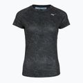 Damen Laufshirt Mizuno Graphic Trail Tee schwarz