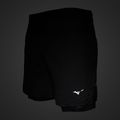 Herren Mizuno Trail ER 2IN1 Laufshorts schwarz 6