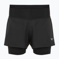 Damen-Laufshorts Mizuno Trail ER 2IN1 black