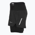 Herren Mizuno Trail ER 2IN1 Laufshorts schwarz 3