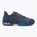 Padel-Schuhe Damen Mizuno Wave Exceed Light 2 Padel midnight navy/ fuchsia purple/ enamel blue 2