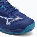 Tennisschuhe Herren Mizuno Wave Exceed Light 2 CC bellwether blue/ white/ fjord blue 7