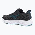 Herren Laufschuhe Mizuno Wave Sky 8 schwarz/schwarz/email blau 3