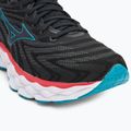 Laufschuhe Herren Mizuno Wave Sky 8 black/black/ enamel blue 7
