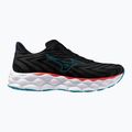 Laufschuhe Herren Mizuno Wave Sky 8 black/black/ enamel blue 8