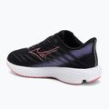 Kinder-Laufschuhe Mizuno Enerzy Rider Jr schwarz/camelliarose/paisleypurple 3