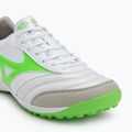 Fußballschuhe Herren Mizuno Morelia Sala Elite TF white/neon green/galaxy silver 7