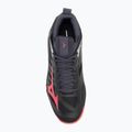 Volleyballschuhe Mizuno Wave Dimension black/neon flame/peacock blue 5