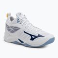 Volleyballschuhe Mizuno Wave Dimension Mid weiß/bellwether blau/belairblu