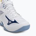 Volleyballschuhe Mizuno Wave Dimension Mid weiß/bellwether blau/belairblu 7