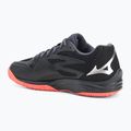 Mizuno Thunder Blade Z Volleyballschuh schwarz/neon flame/peacock blue 3