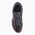 Mizuno Thunder Blade Z Volleyballschuh schwarz/neon flame/peacock blue 5