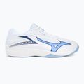 Mizuno Thunder Blade Z Volleyball Schuhe Weiß/Gelbelb Blau/Belb Air Blau 2