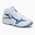 Volleyballschuhe Mizuno Thunder Blade Z Mid white/bellwether blue/bel air blue