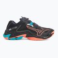 Volleyballschuhe Mizuno Wave Lightning Z8 black/neon flame/peacock blue 2