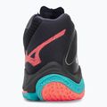 Volleyballschuhe Mizuno Wave Lightning Z8 Mid black/neon flame/peacock blue 6