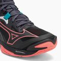 Volleyballschuhe Mizuno Wave Lightning Z8 Mid black/neon flame/peacock blue 7