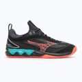 Volleyballschuhe Mizuno Wave Luminous 3 black/neon flame/peacock blue 2