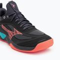 Volleyballschuhe Mizuno Wave Luminous 3 black/neon flame/peacock blue 7