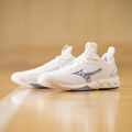 Volleyballschuhe Mizuno Wave Luminous 3 weiß/bellwether blau/belairblu 14